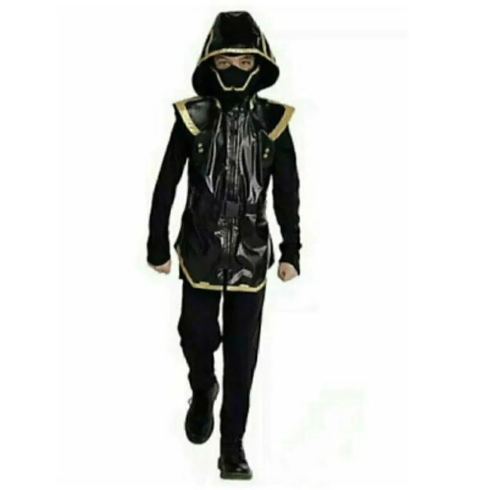 NEW SUPERHERO Ronin Costume Boys / Kids Size 3 Avengers Ninja Black Disney NWT